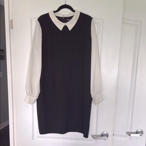 Karl Lagerfeld size 16 Black and Creaam Women's Dress